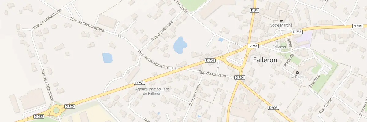 Plan du 74 Rue nationale à Falleron