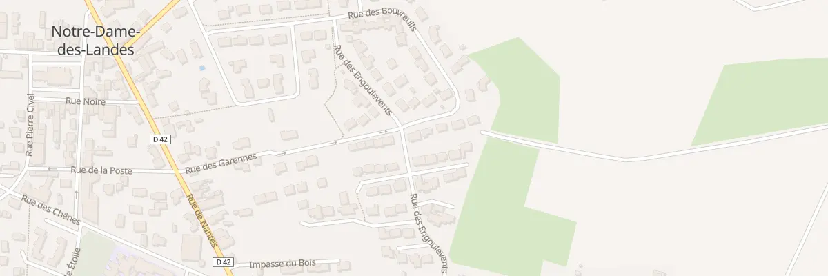 Plan du 25 Rue des bouvreuils à Notre-Dame-des-Landes