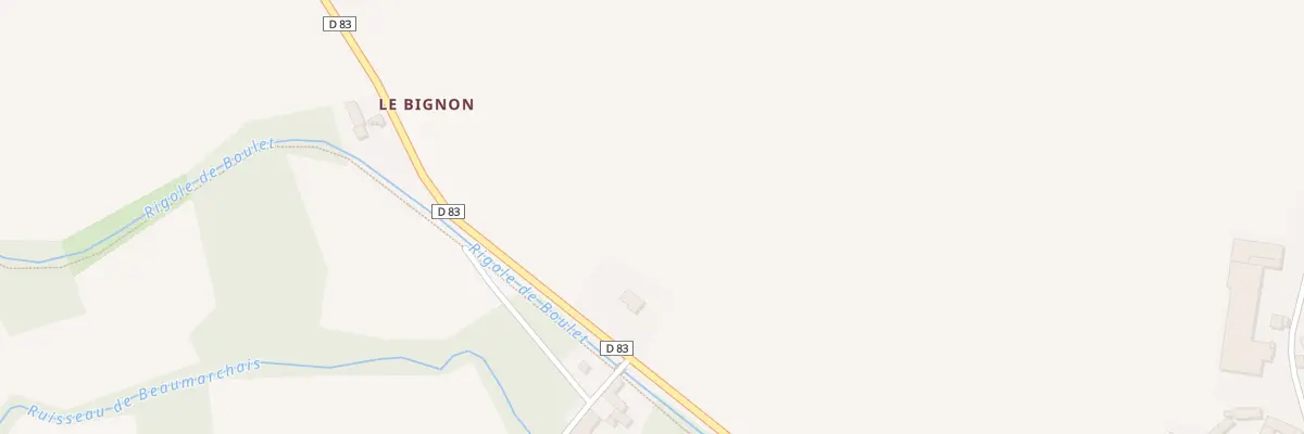 Plan du 5768 Le Pont de la Chaussée à Dingé