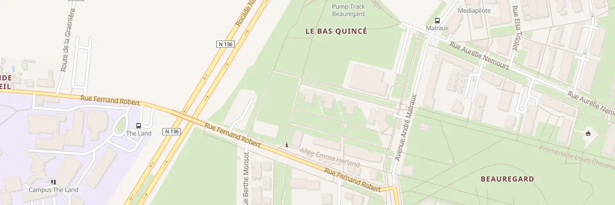 Plan du 5 Rue Sylvie Béguin à Rennes