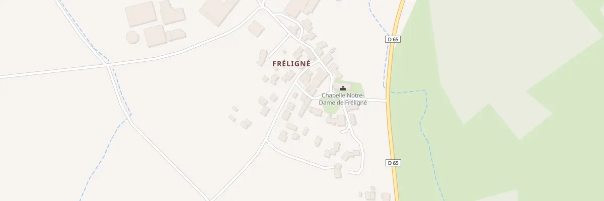 Plan du 5B Fréligné à Touvois