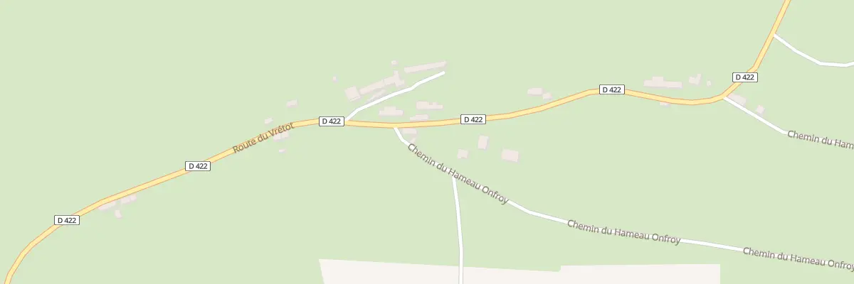 Plan du 784 Che du Hameau Onfroy Le Vretot à Bricquebec-en-Cotentin
