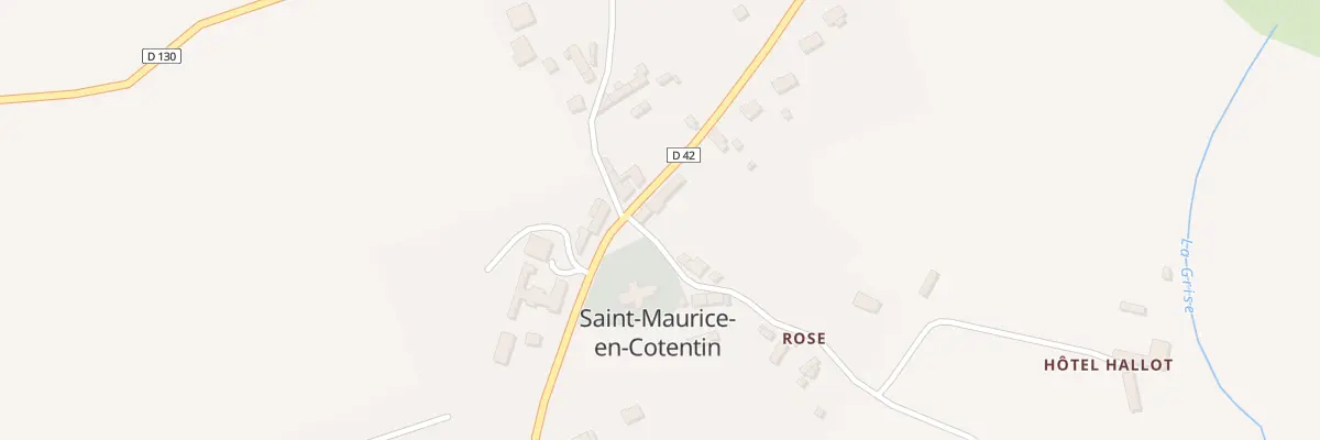 Plan du 7 Village de l’Eglise à Saint-Maurice-en-Cotentin