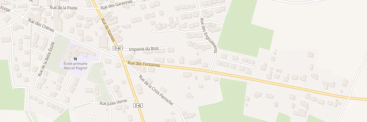Plan du 147 Rue des fontaines à Notre-Dame-des-Landes