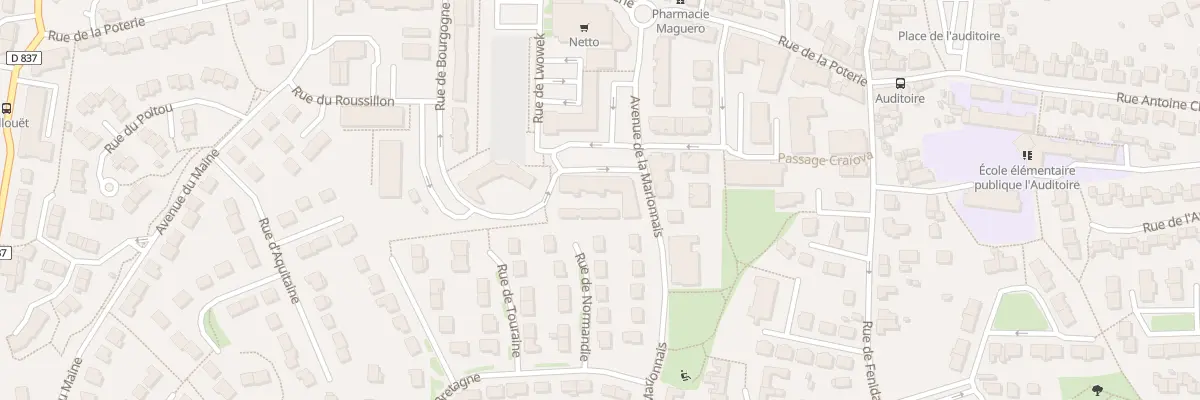 Plan du 4 Pl René Cassin à Chartres-de-Bretagne