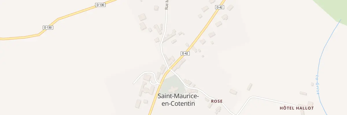 Plan du 8 Village de l’Eglise à Saint-Maurice-en-Cotentin