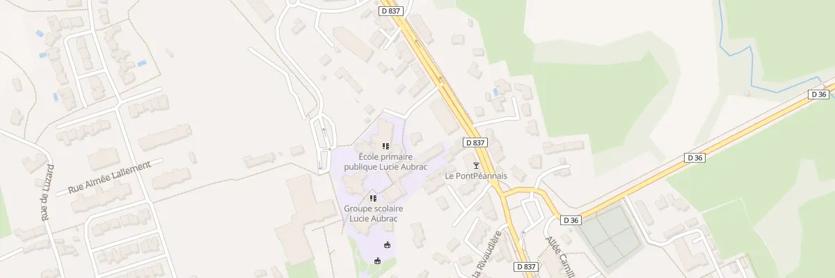Plan du 1 All de l’Ecole à Pont-Péan