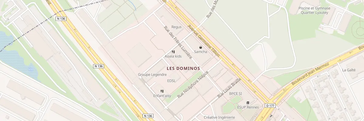 Plan du 1 Rue Louis-Jacques Daguerre à Saint-Jacques-de-la-Lande