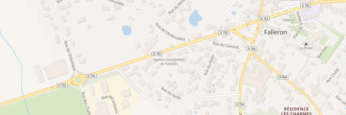 Plan du 75B Rue nationale à Falleron