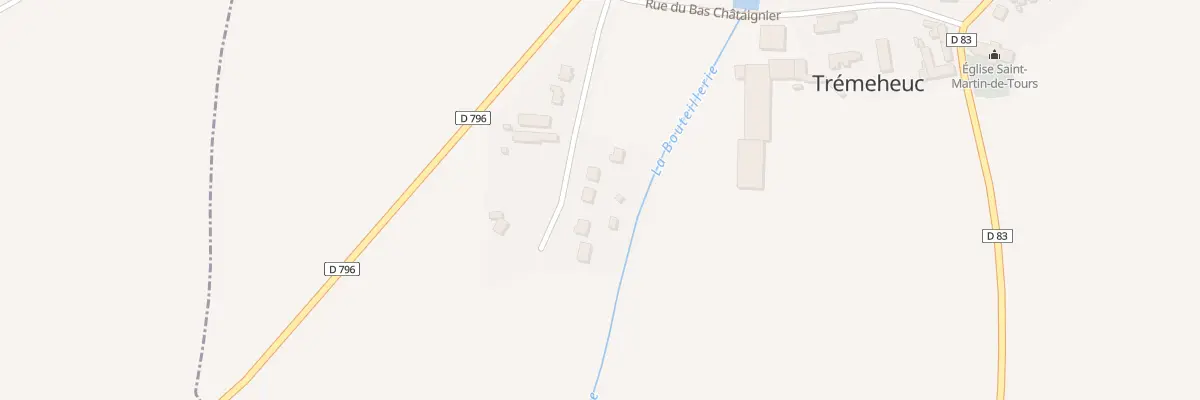 Plan du 5111 Le Presbytere à Trémeheuc