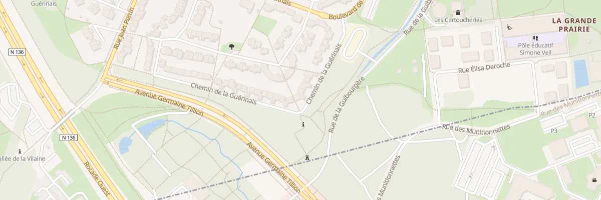Plan du 22 Che de la Guérinais à Rennes