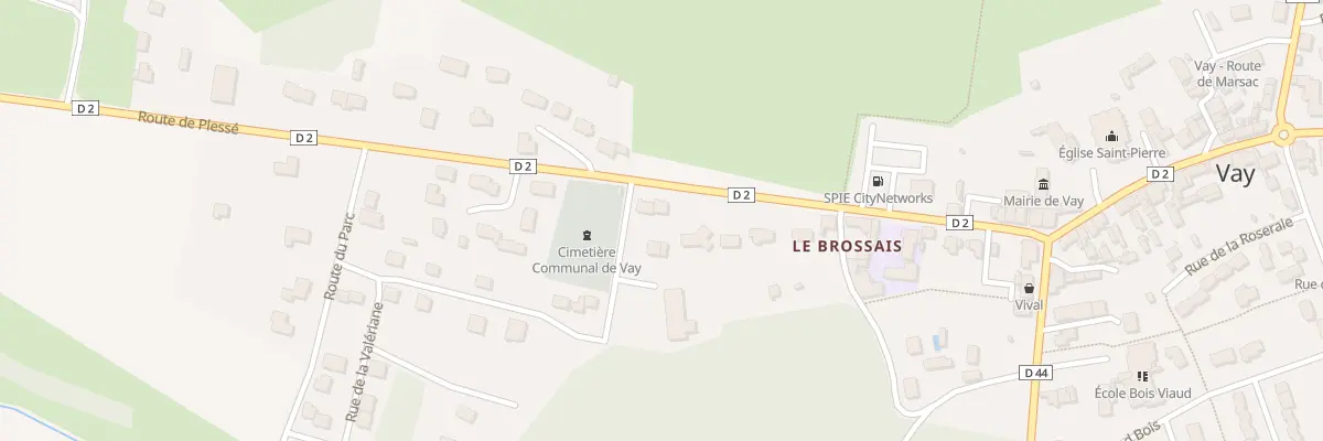 Plan du 23 Rte de Plessé à Vay