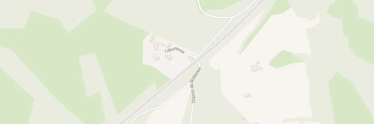 Plan du 825 Che de Laburrenea à Urrugne