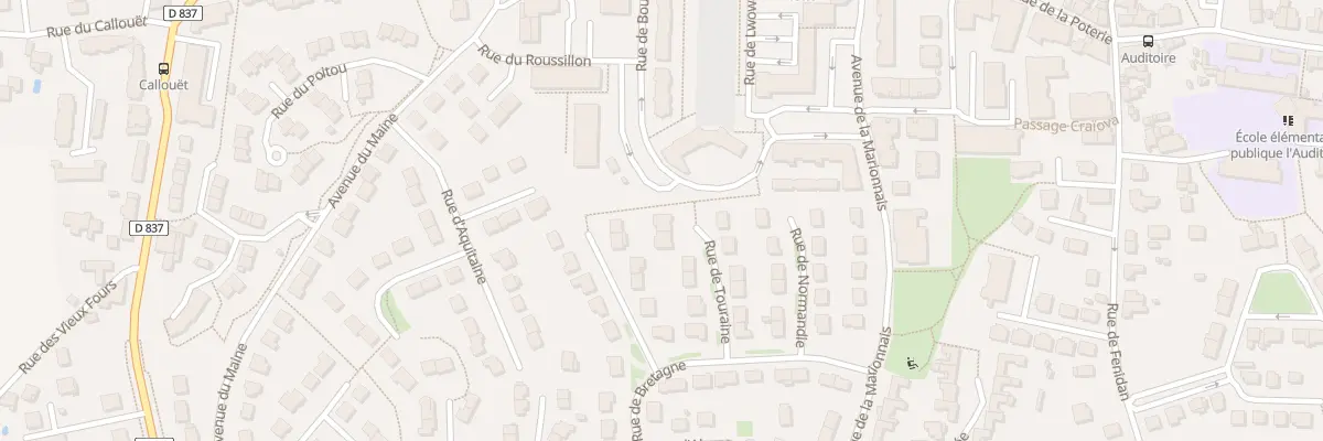 Plan du 11 Rue de Touraine à Chartres-de-Bretagne