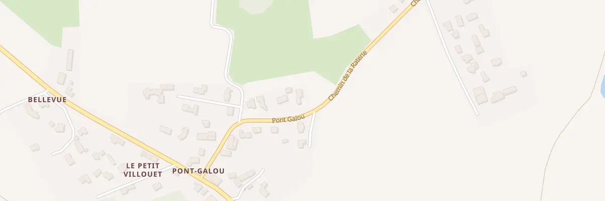 Plan du 61G Pont Galou à Baguer-Pican