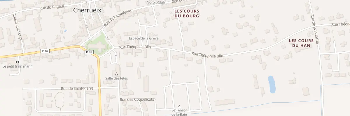 Plan du 12 Rue Théophile Blin à Cherrueix