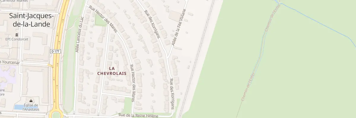 Plan du 29 Rue des Korrigans à Saint-Jacques-de-la-Lande