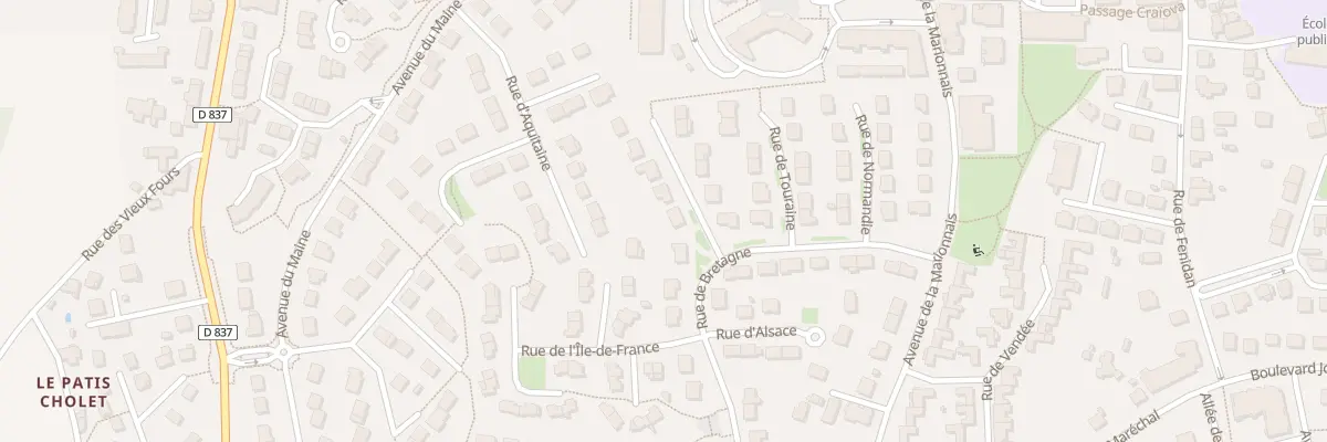 Plan du 1 Rue de Provence à Chartres-de-Bretagne