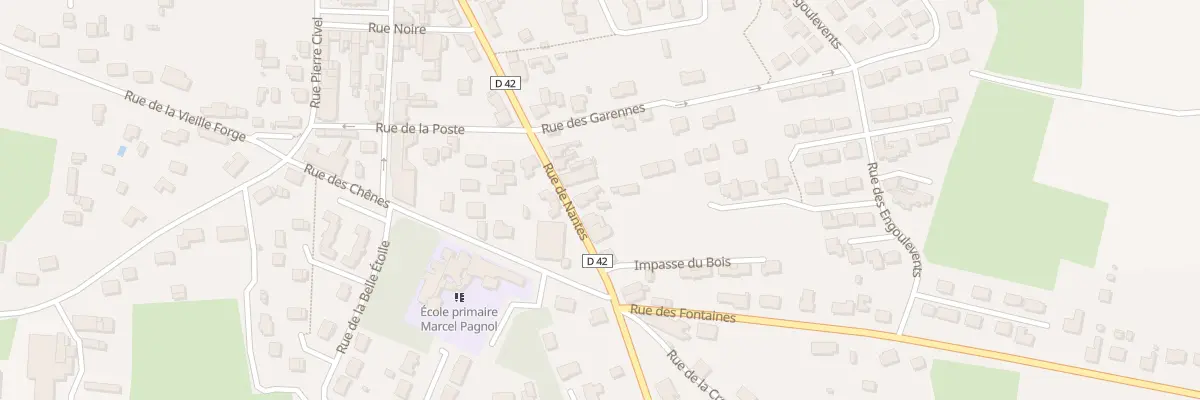 Plan du 25 Rue de nantes à Notre-Dame-des-Landes