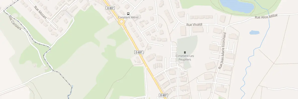 Plan du 12 Rue Chopin à Chartres-de-Bretagne