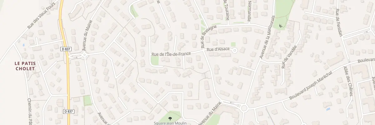 Plan du 3 Rue de l’Ile de France à Chartres-de-Bretagne