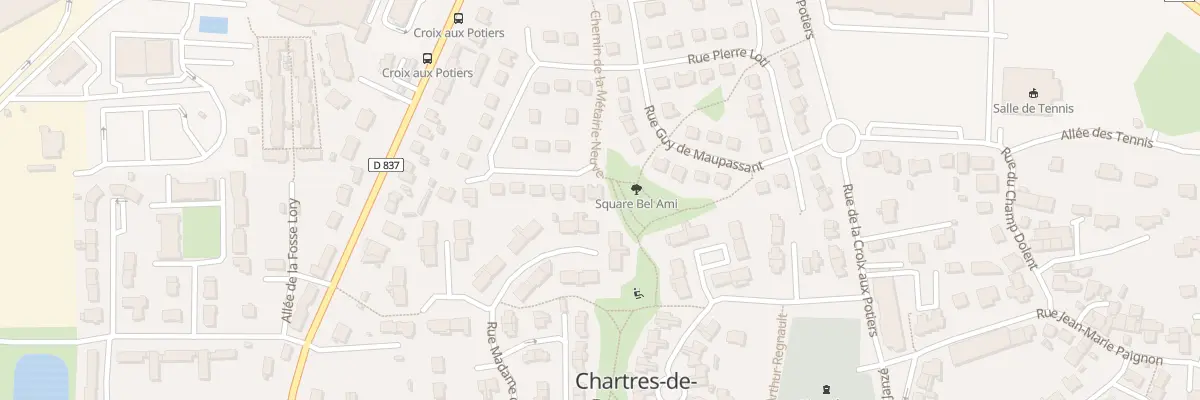 Plan du 24 Rue Alphonse Daudet à Chartres-de-Bretagne