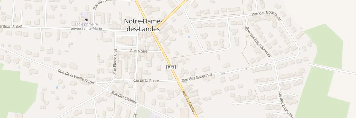 Plan du 13 Rue de nantes à Notre-Dame-des-Landes