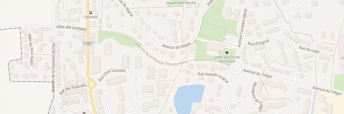 Plan du 40 Av du Maine à Chartres-de-Bretagne