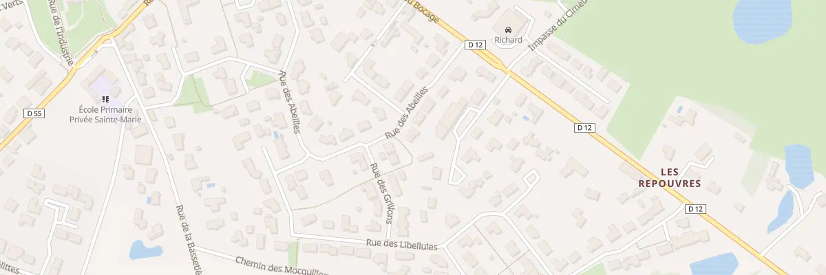 Plan du 24 Rue des Abeilles à Saint-Julien-des-Landes