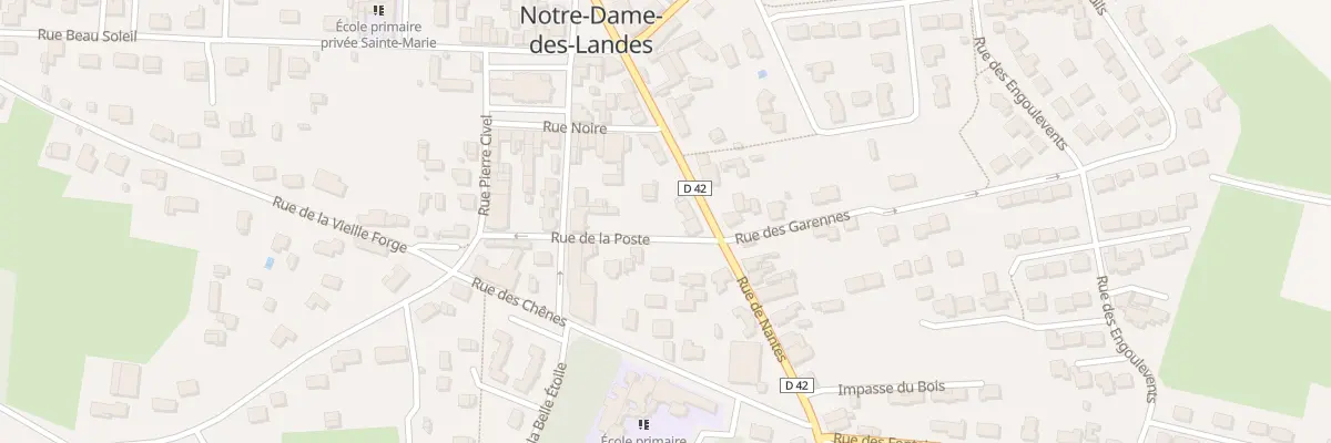 Plan du 16 Rue de nantes à Notre-Dame-des-Landes