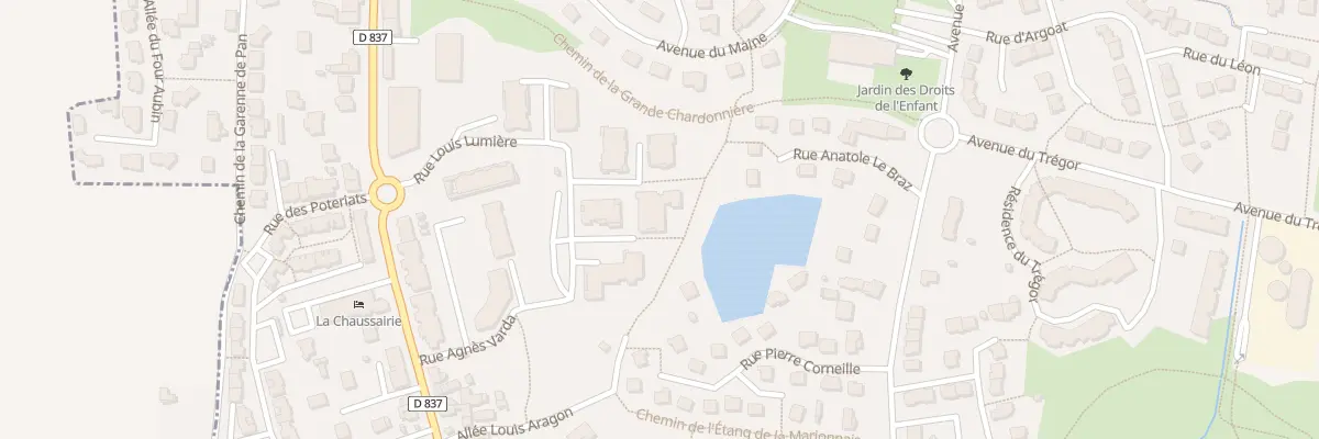 Plan du 15 Rue Louis Lumière à Chartres-de-Bretagne