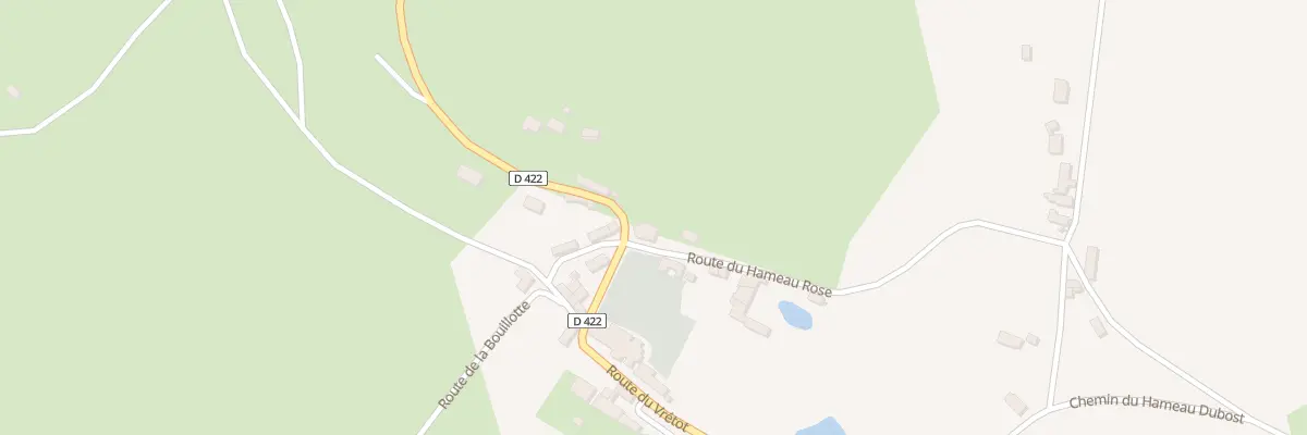 Plan du 11 Rte du Hameau Rose Le Vretot à Bricquebec-en-Cotentin