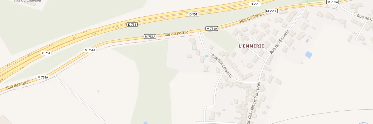Plan du 13 Rue des Colverts à Saint-Léger-les-Vignes