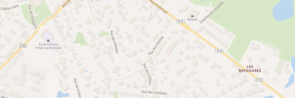 Plan du 25 Rue des Abeilles à Saint-Julien-des-Landes