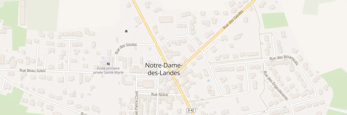 Plan du 10 Pl de la Paix à Notre-Dame-des-Landes