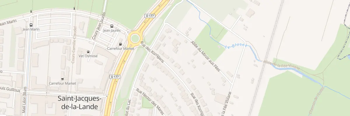 Plan du 5 Rue des Korrigans à Saint-Jacques-de-la-Lande