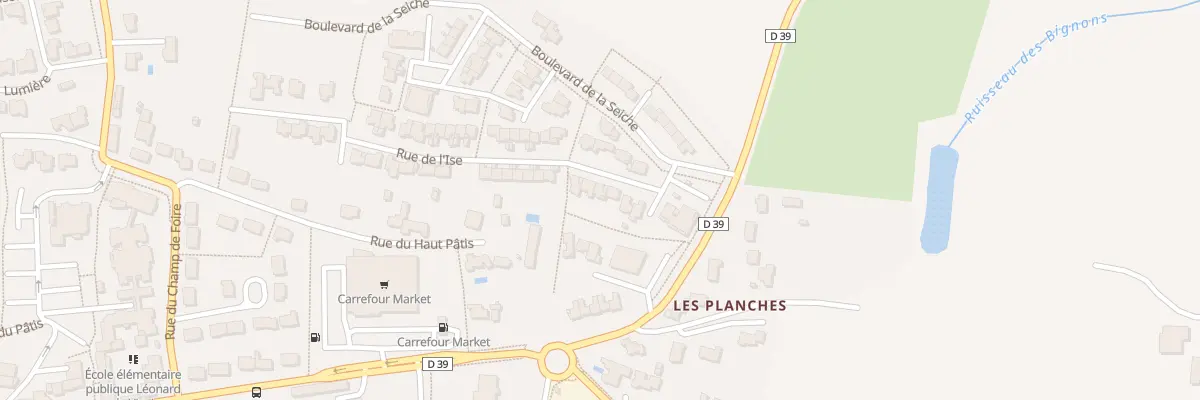 Plan du 10 Rue de l’Ise à Laillé