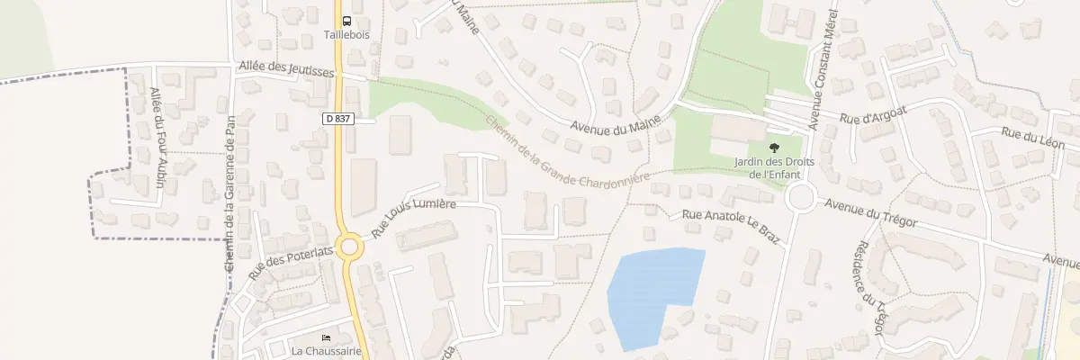 Plan du 9 Rue Louis Lumière à Chartres-de-Bretagne