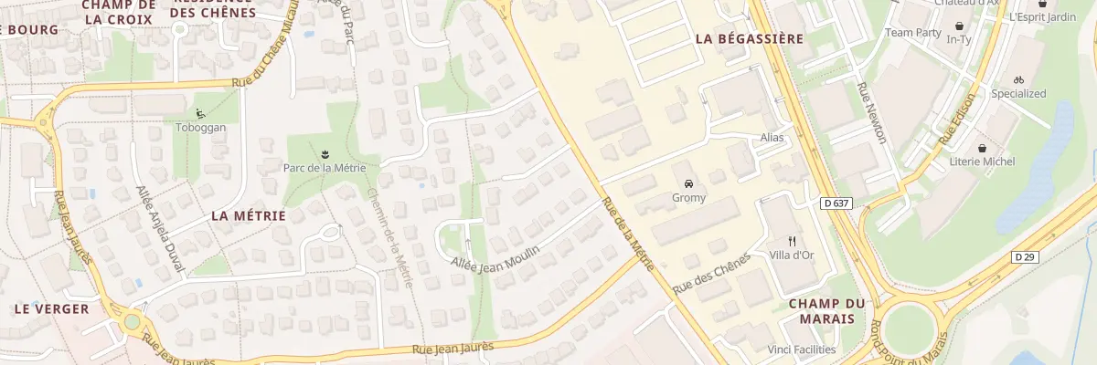 Plan du 3 All Paul Féval à Montgermont