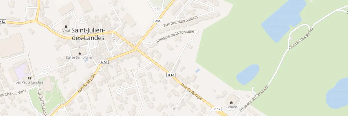 Plan du 11 Rue du Bocage à Saint-Julien-des-Landes