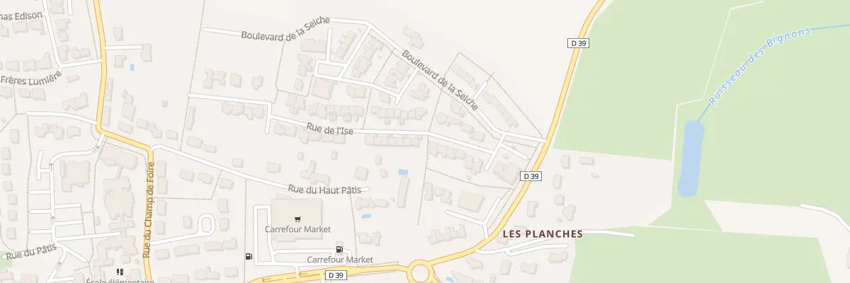 Plan du 16 Rue de l’Ise à Laillé