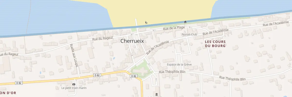 Plan du 1 Rue de l’Académie à Cherrueix