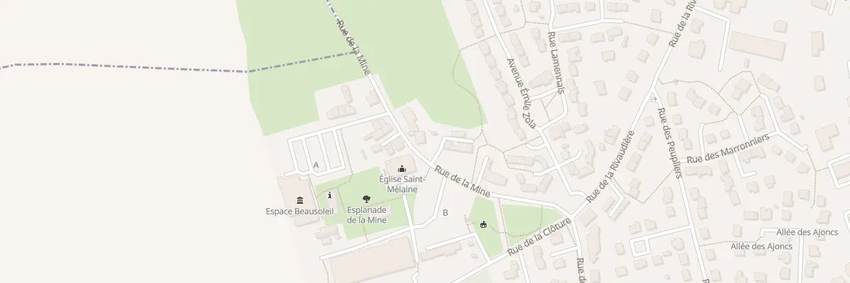 Plan du 14 Rue de la Mine à Pont-Péan