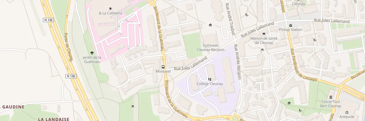 Plan du 16 Sq Yves Montand à Rennes