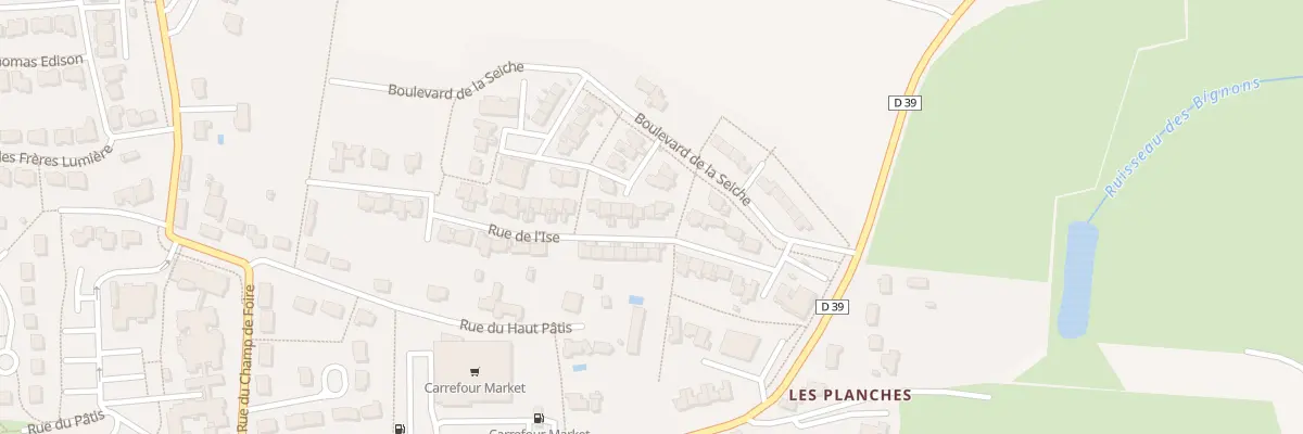 Plan du 11 Rue de l’Ise à Laillé