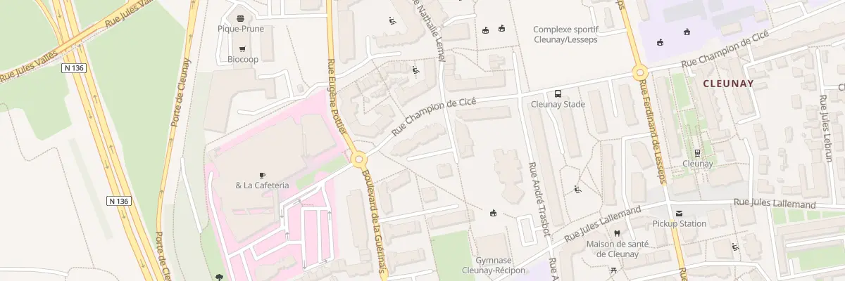 Plan du 77 Rue Champion de Cicé à Rennes