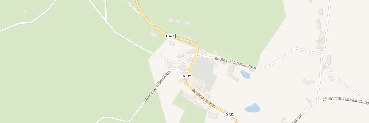 Plan du 38 Rte du Moulin Le Vretot à Bricquebec-en-Cotentin