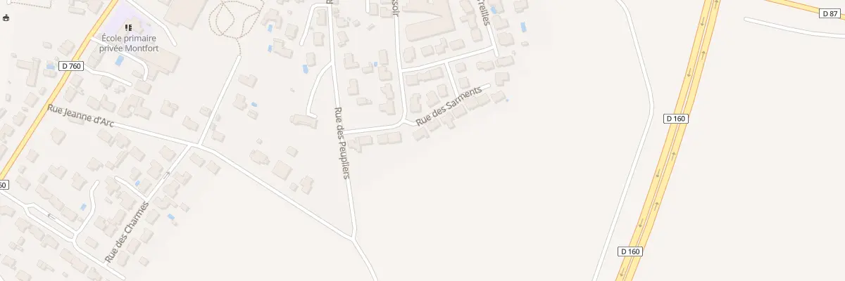 Plan du 2 Rue des Sarments à Saint-Mathurin