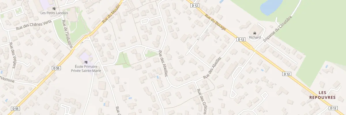 Plan du 13 Rue des Abeilles à Saint-Julien-des-Landes