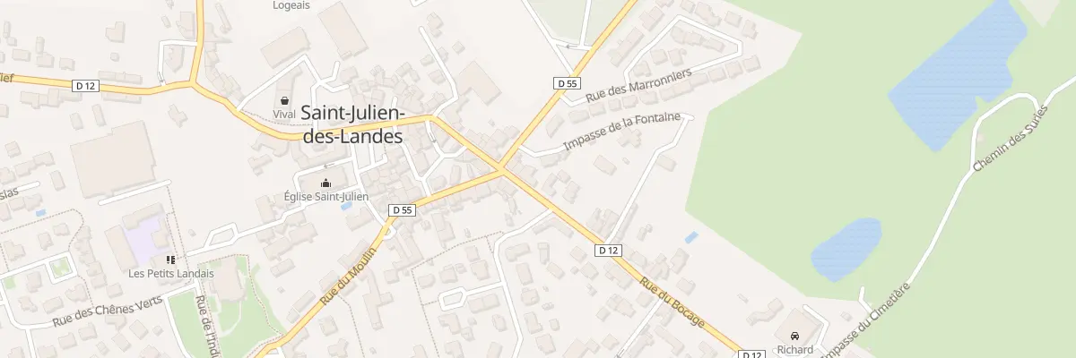 Plan du 3 Rue du Bocage à Saint-Julien-des-Landes